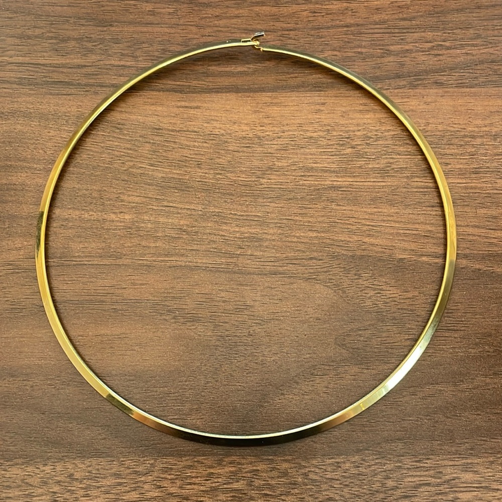 Gold plated necklace